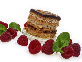 schoko himbeer schnitte