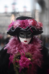 Obraz na płótnie Canvas fashionable carnival of venice