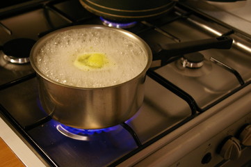 Le repas est sur le feu