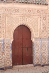 Door in Marrakech, Morocco, Africa. 