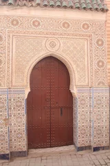 Tür in Marrakesch, Marokko, Afrika. © Dreef