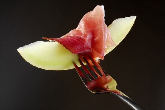 Melone und Schinken
