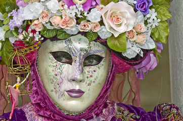 Venice flower mask