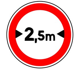Panneau de Signalisation (Acces interdit - B11)