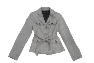 Fototapeta premium dress - female jacket isolated on white