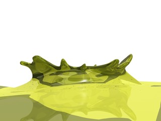 Obraz premium öl splash