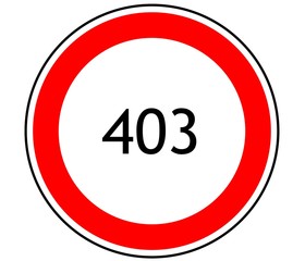 Panneau Internet (Erreur 403)