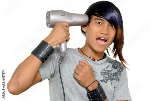 Asian emo teen Asian emo teen