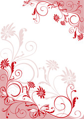 Fototapeta na wymiar pink floral background