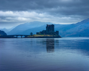 Eilan Donan castle in the Scottish Highlands