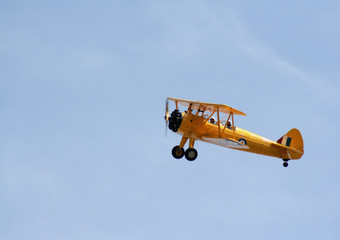 Yellow Biplane