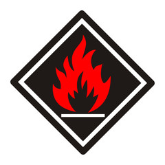 flammable sign