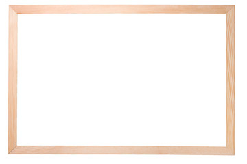Simple wooden plate isolated