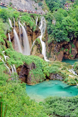 waterfall and lake - Plitvice- Croatia - Europa - 6067481