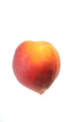 Fototapeta na wymiar peach on isolated background