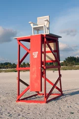 Keuken foto achterwand Clearwater Beach, Florida Lifeguard Chair