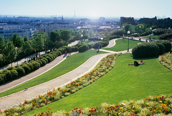 Obraz premium Park Belleville