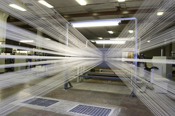 Manufacture of synthetic threads