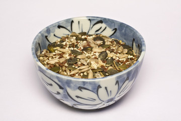 Bowl of Mixed Seeds