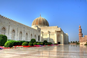 Sultanat d& 39 Oman - Palais dans la ville de Mascate