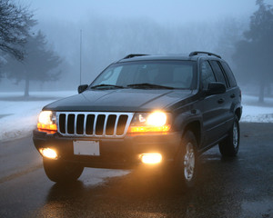 suv in winter