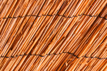 Structure from the dried up bamboo