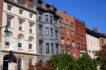 Fototapeta na wymiar Beacon Hill, Boston ..