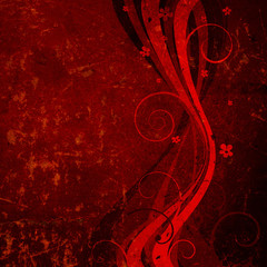 composition with foliage, floral design