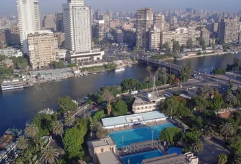 Stoff pro Meter Egypte- Vue sur Le Caire © foxytoul