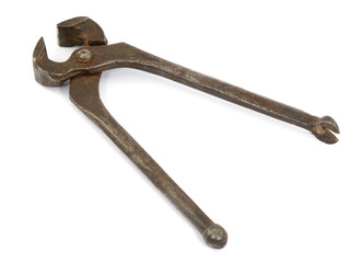 old tongs tool studio isolated