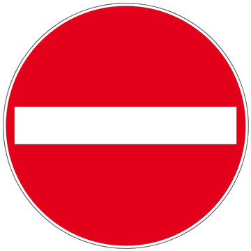 Einbahnstrasse, durchfahren verboten
