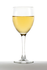 Glass of white wine