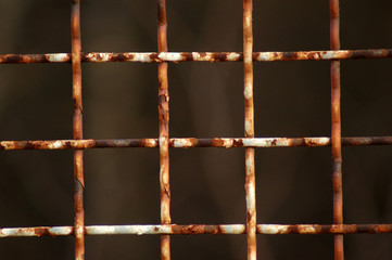 Hintergrund rostiges Drahtgitter