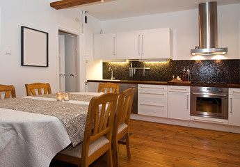 stylish kitchen interior 