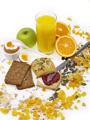gesundes frühstück