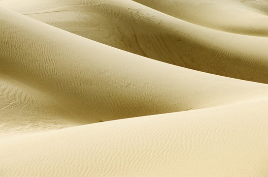 Desert dunes landscape, sahara, Algeria, Africa.