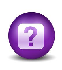 Question Ball - violet