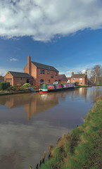 Naklejka na ściany i meble Worcester-Birmingham kanału Astwood