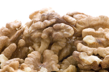 Fototapeta premium object on white food walnut