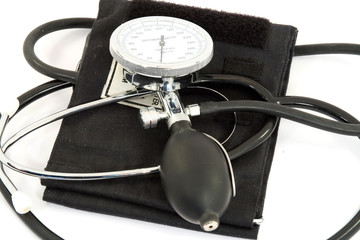 blood pressure manometer studio isolated