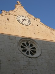 Church of Bol with rose window