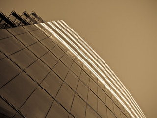 Modern office in sepia