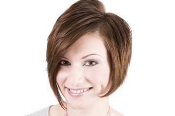 Beautiful Brunette Pretty Smile