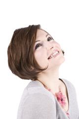 Beautiful Brunette Pretty Smile