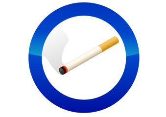 Autorisation de fumer (reflet)