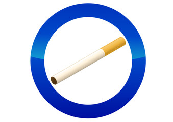 Autorisation de fumer (reflet)