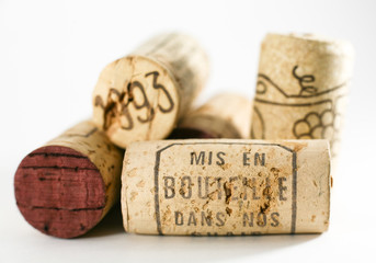 Bouchons de bouteilles de vin