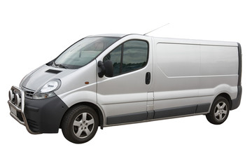 Van isolated on a white background