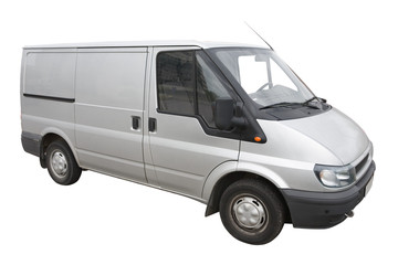 Van isolated on a white background