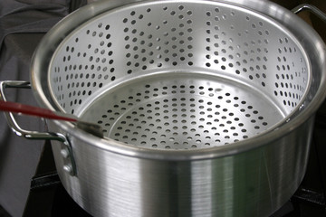 Colander and Pot